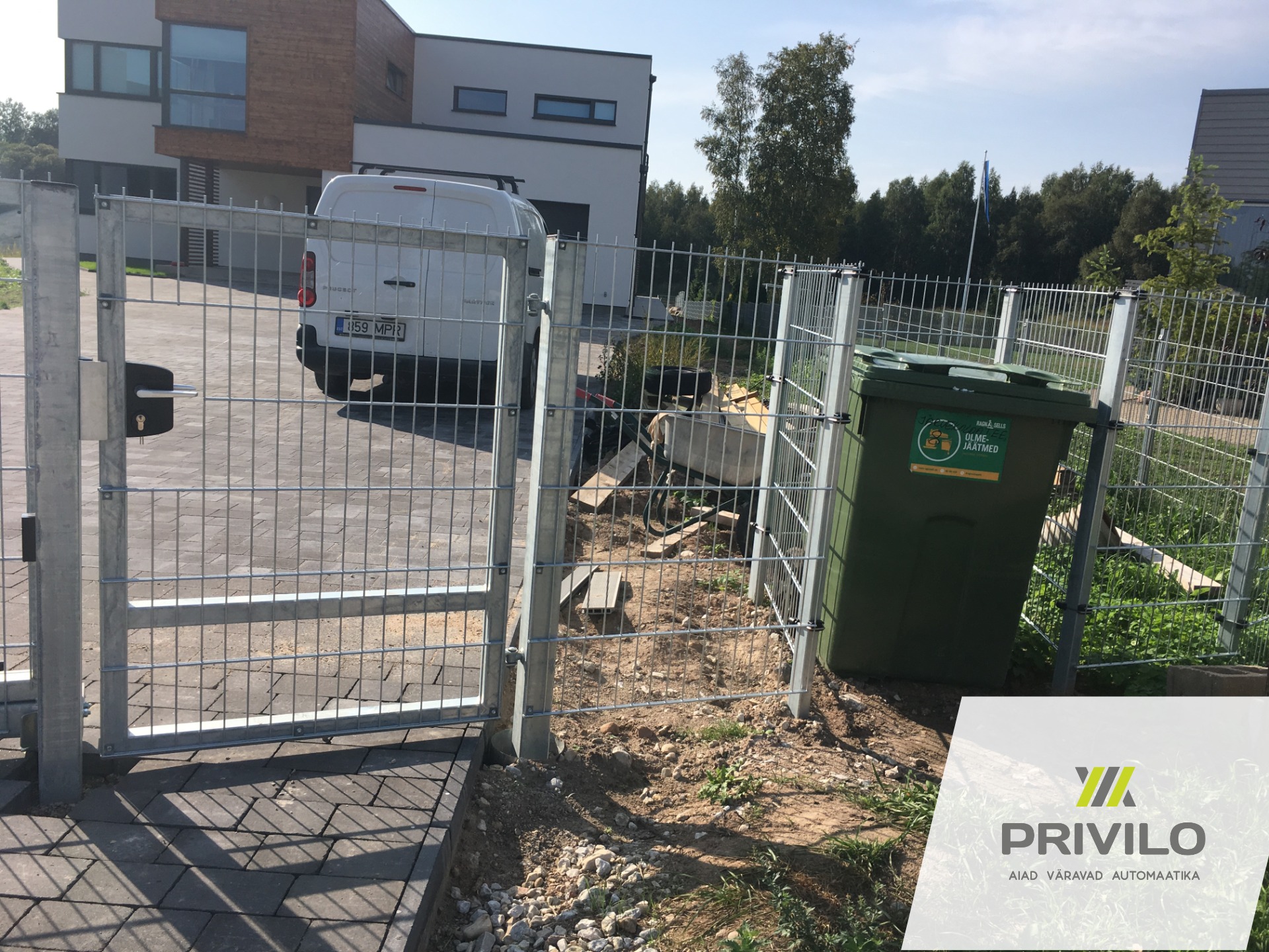 Liugvärav, jalgvärav, 2D aiapaneel., Paneelaiad, Liugväravad, Jalgväravad, Tartumaa, pilt 4 – Privilo