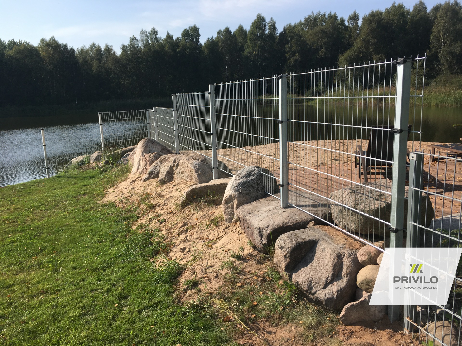 Liugvärav, jalgvärav, 2D aiapaneel., Paneelaiad, Liugväravad, Jalgväravad, Tartumaa – Privilo