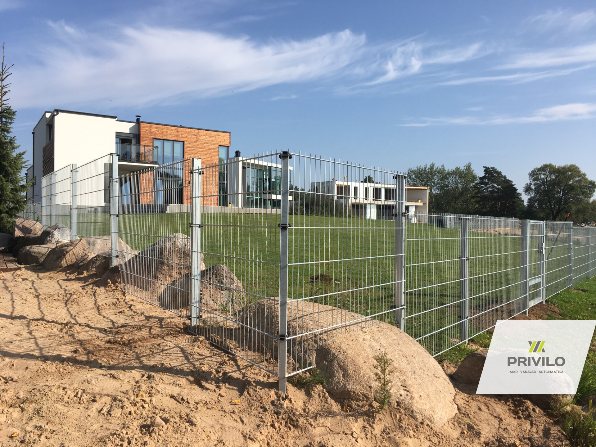 Liugvärav, jalgvärav, 2D aiapaneel., Paneelaiad, Liugväravad, Jalgväravad, Tartumaa, pilt 2 – Privilo