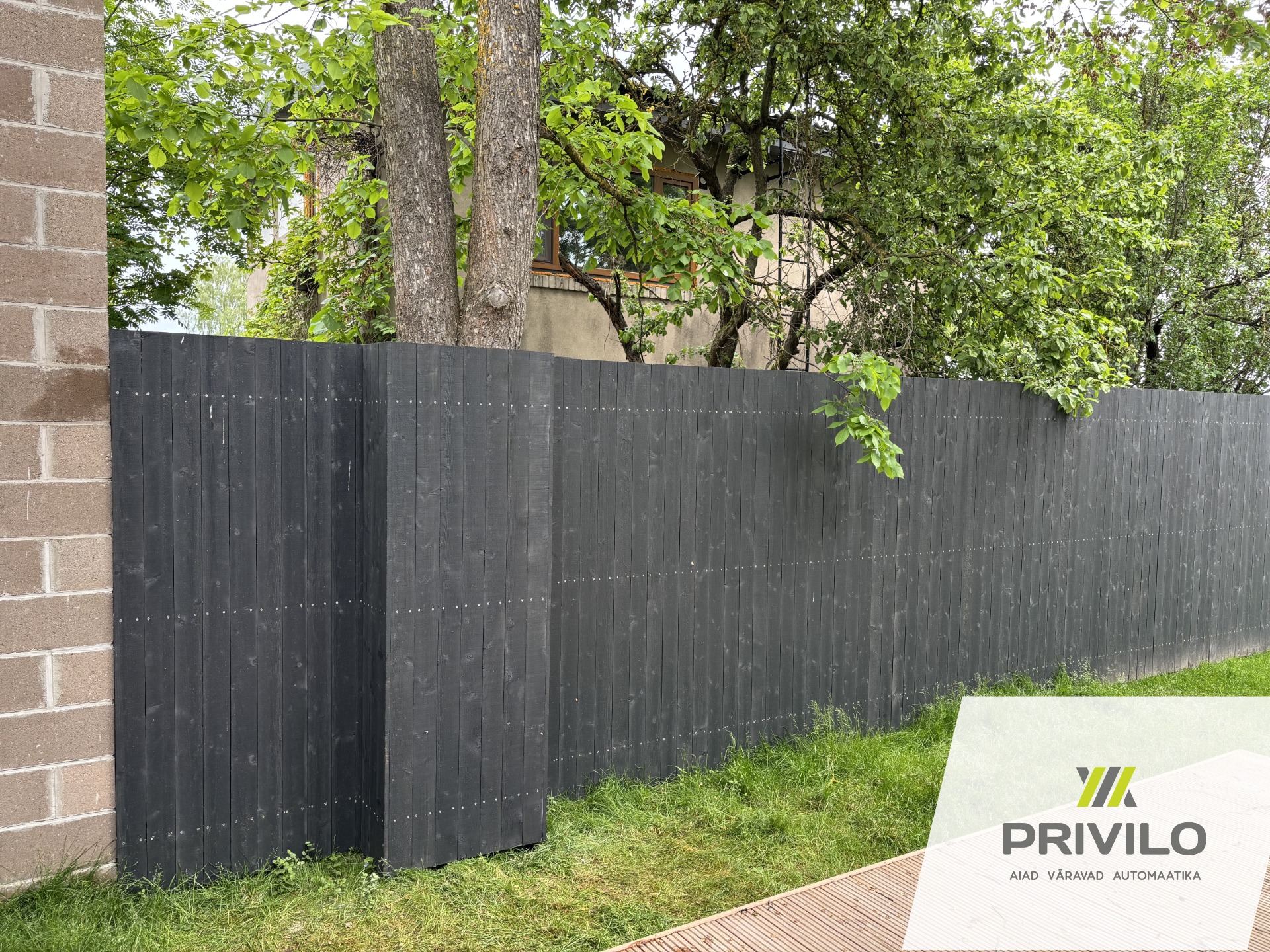 Plankaed. Puitaed. Automaatikaga liugvärav. Jalgvärav. Paneelaed., Puitaiad, Paneelaiad, Automaatika, Tartu, pilt 3 – Privilo