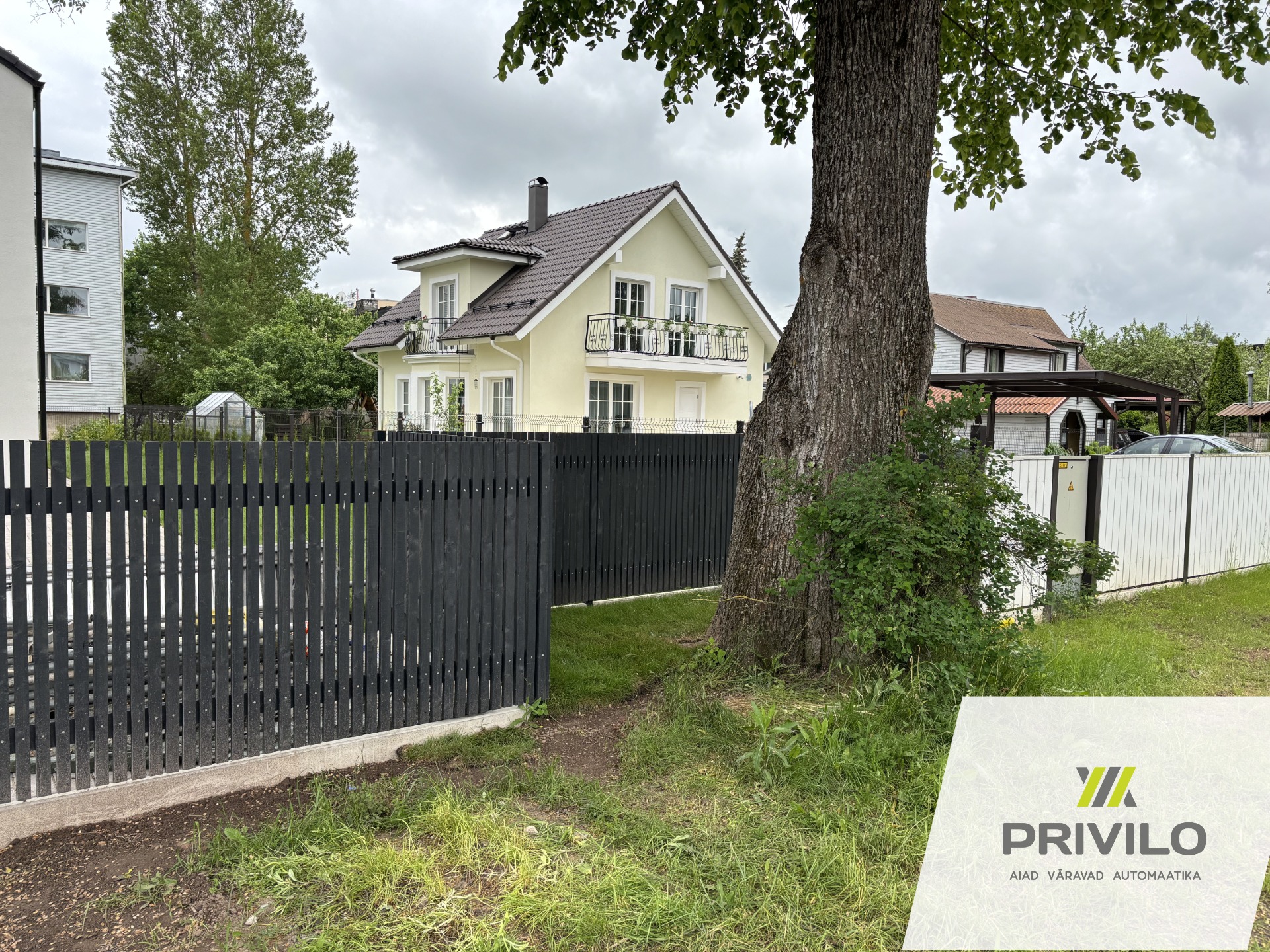 Plankaed. Puitaed. Automaatikaga liugvärav. Jalgvärav. Paneelaed., Puitaiad, Paneelaiad, Automaatika, Tartu, pilt 5 – Privilo