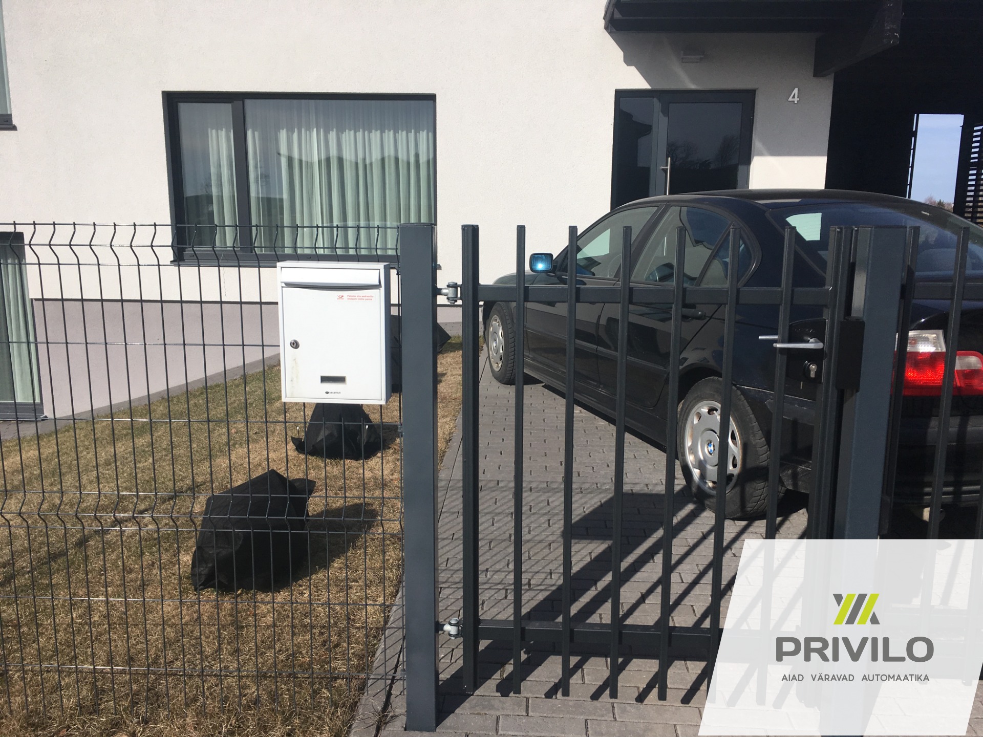 Liugvärav. Varbtäitega liugvärav. Automaatika. Jalgvärav., Metallaiad, Liugväravad, Jalgväravad, Tartu, pilt 3 – Privilo
